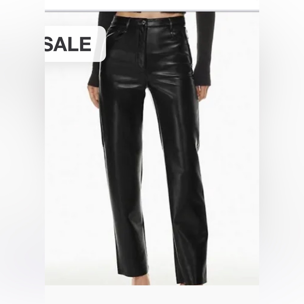 Aritzia Leather Pants